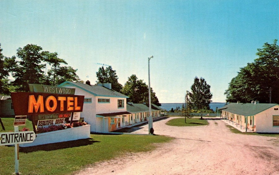 Westwood Motel (Straits View Motel) - Vintage Photo